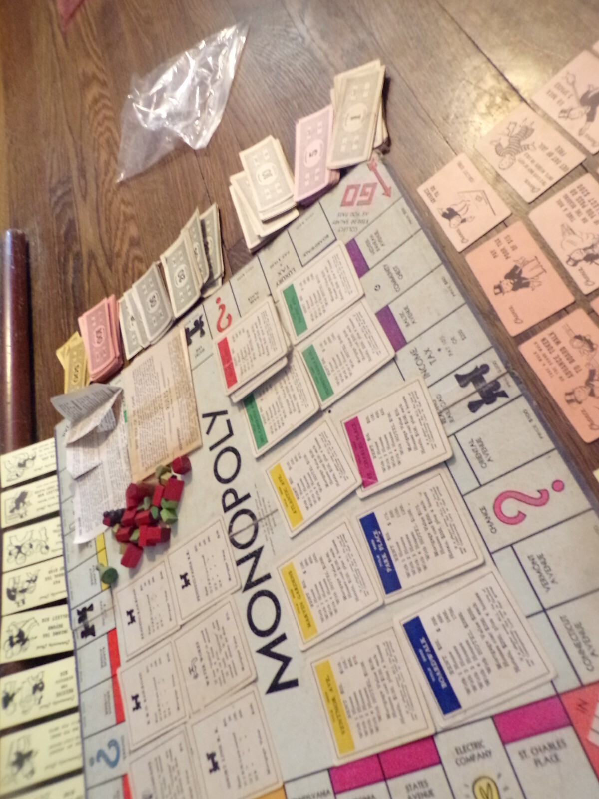 vintage 1935 Parker Brothers Trade Mark Edition Monopoly games