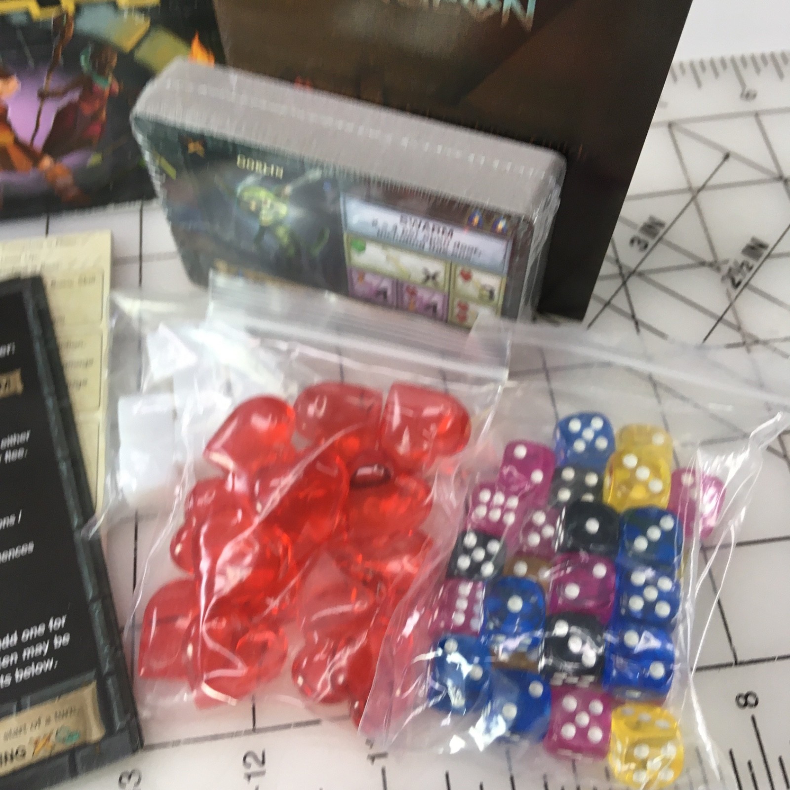 One Deck Dungeon Cooperative Dice Game for 1-2 Players Adventure BOX HAS WEAR
