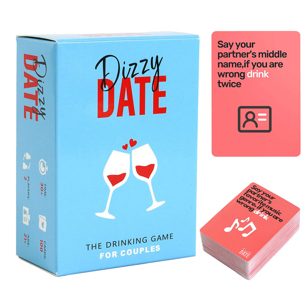 Dizzy Date – the Card Game for Couples, Date Nights, Game Nights, and Parties GN