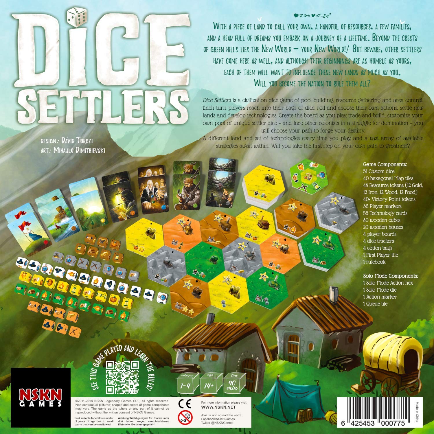 Board & Dice Dice Settlers