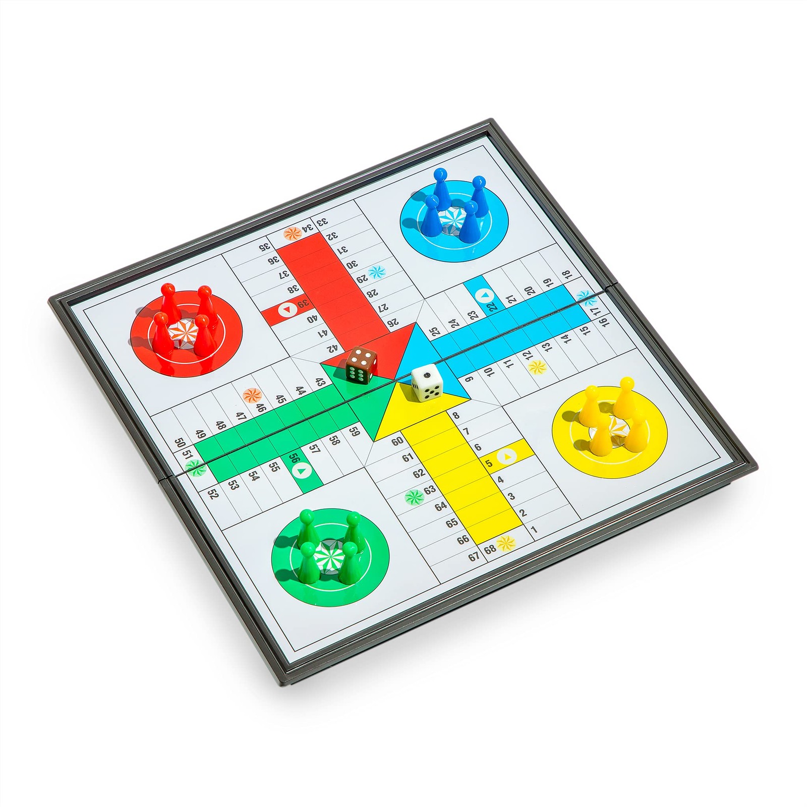 Ludo Magnetic Folding Travel Board Game Set – 9.75 Inches