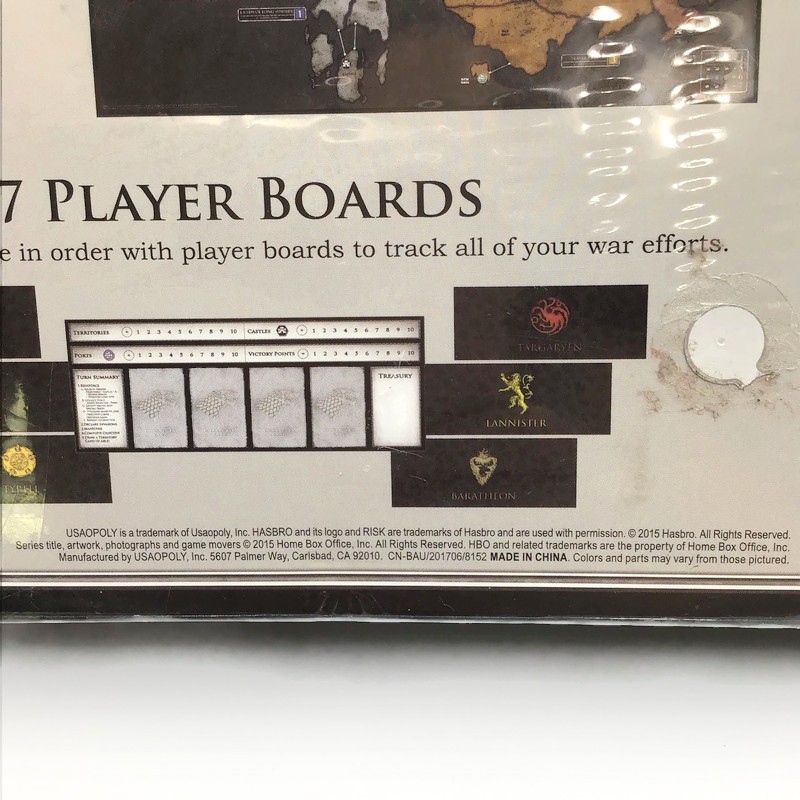 Risk Game of Thrones Board Game Brand New Sealed 2015 Hasbro USAopoly Strategy