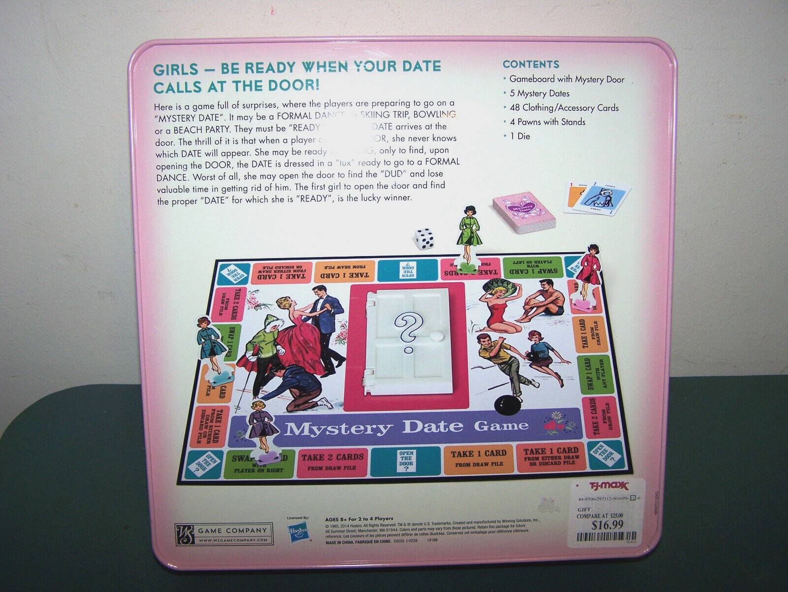 HASBRO MYSTERY DATE GAME NOSTALGIA EDITION W S GAME CO NIOB UNUSED