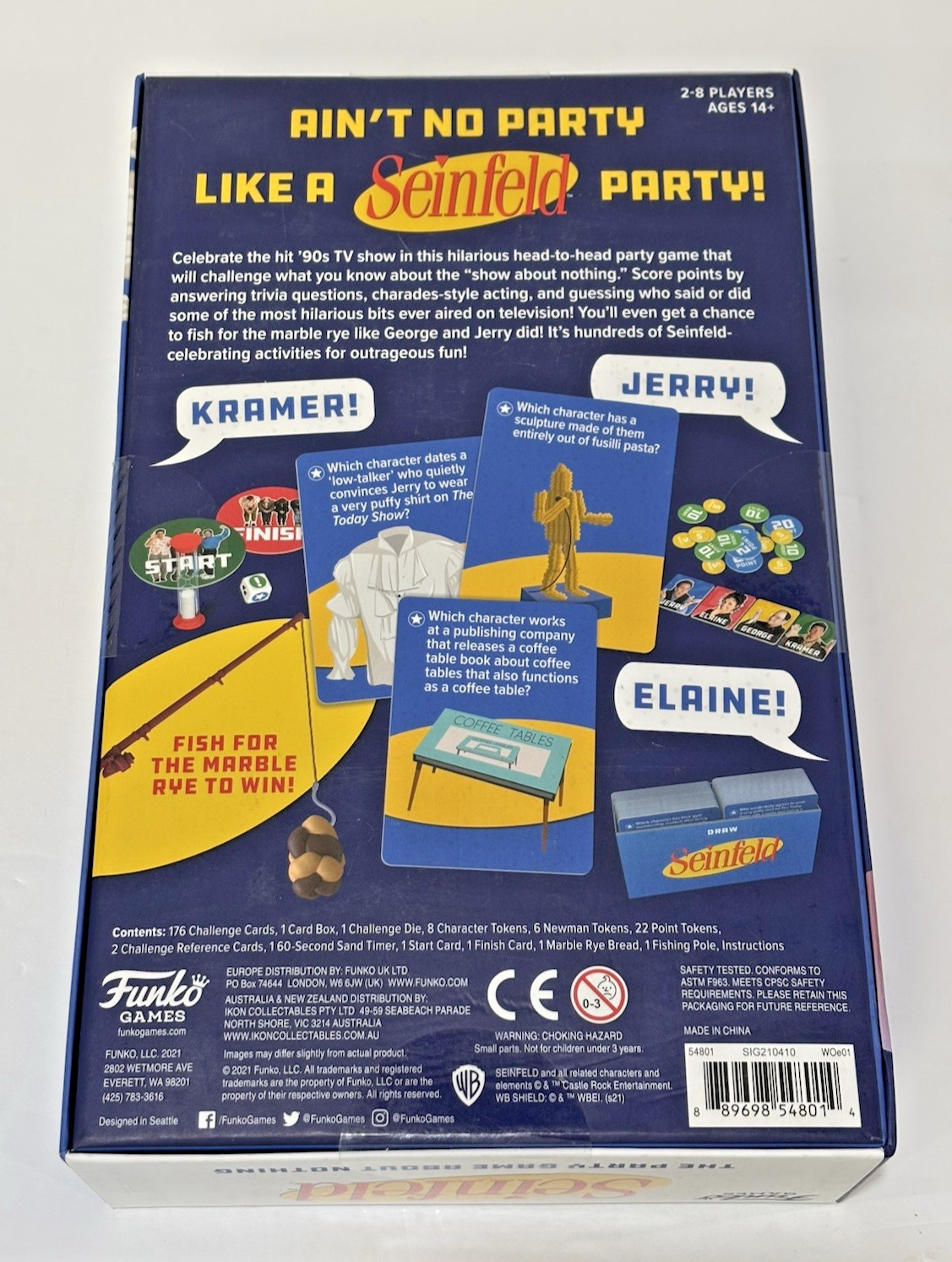 Seinfeld The Party Game About Nothing 2 to 8 Players Funko Games – New & Sealed