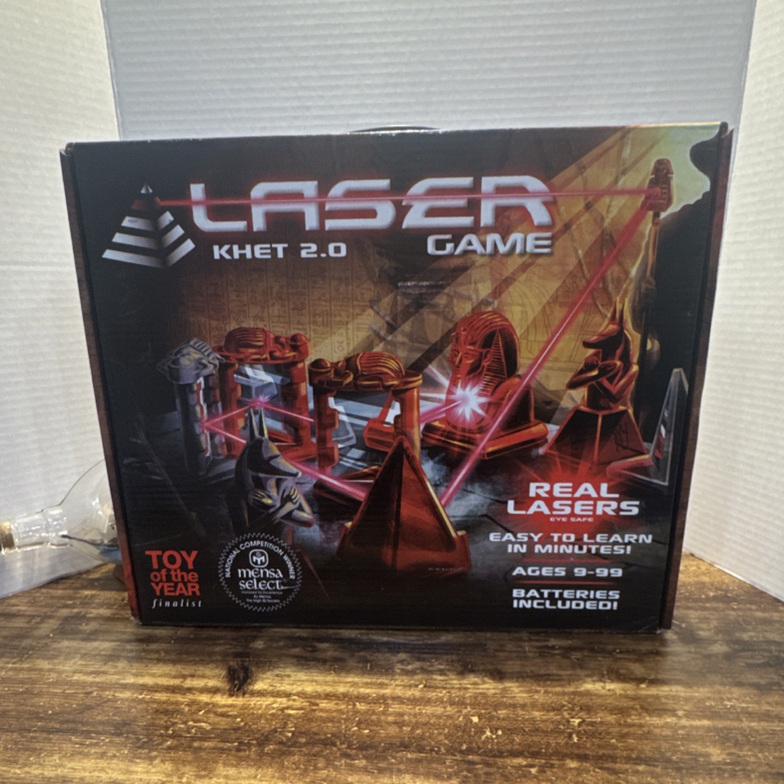 Laser Game Khet 2.0 Board Game Real Lasers Batteries Included Mensa Select Award