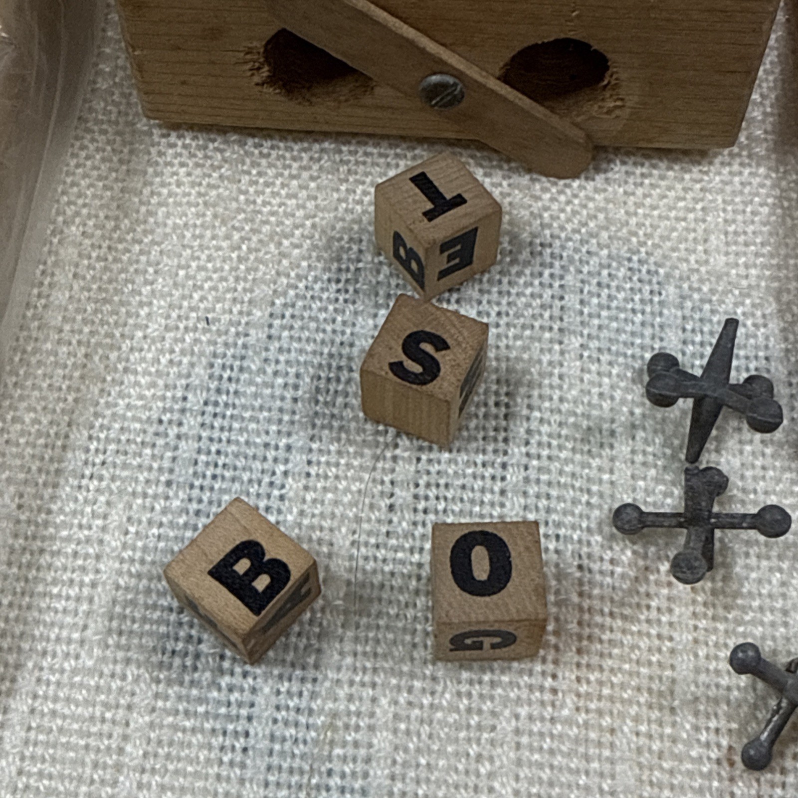 Vintage Wooden Small Game Lot Board Pieces Carrom Marble Football Jacks Yahtzee