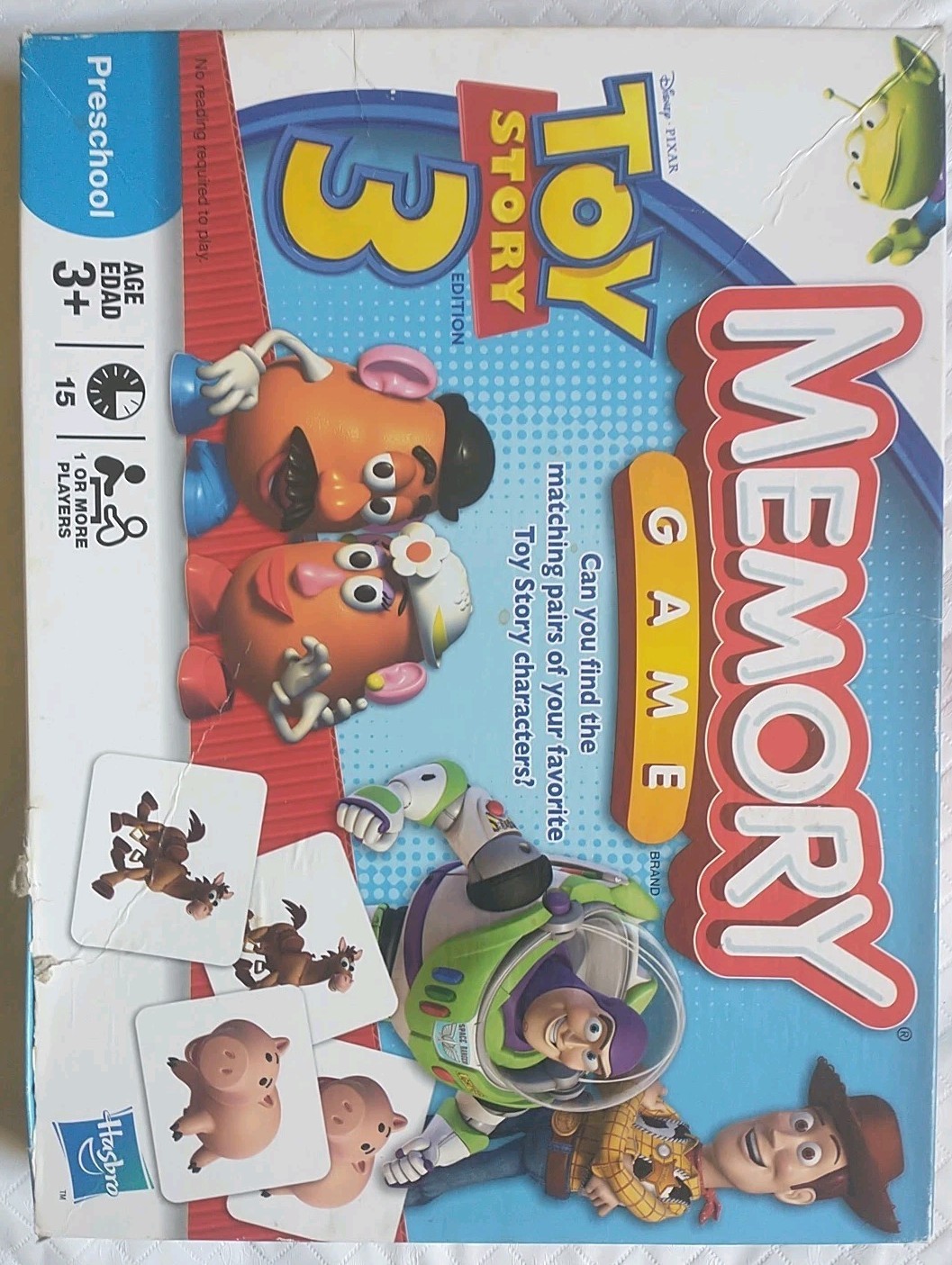 Lot 3 Memory Games: Strawberry Shortcake, Toy Story 3, Doc McStuffins Complete