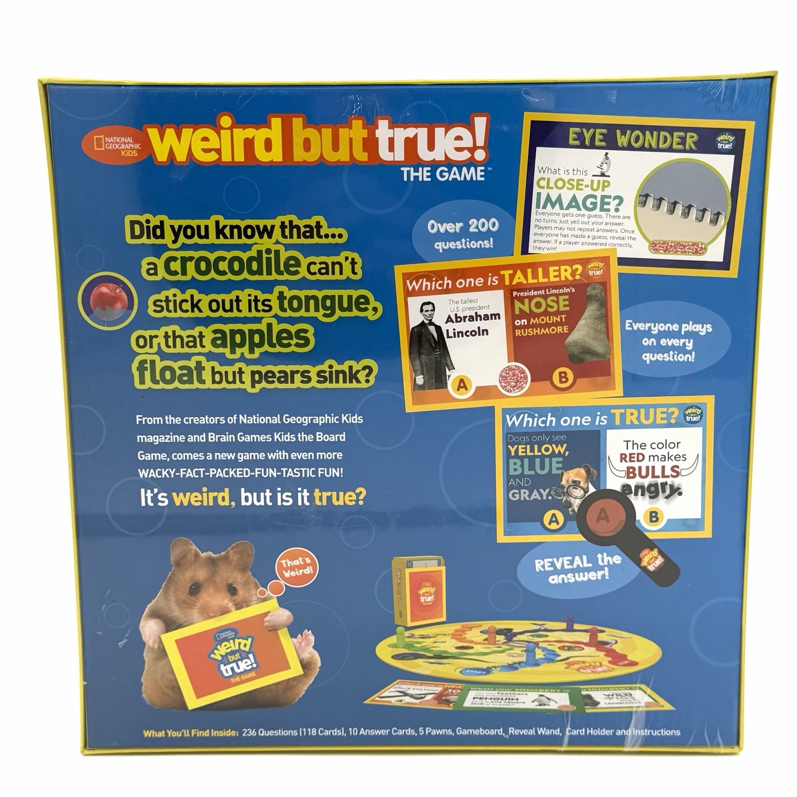 New Sealed Weird but true National Geographic Board Game