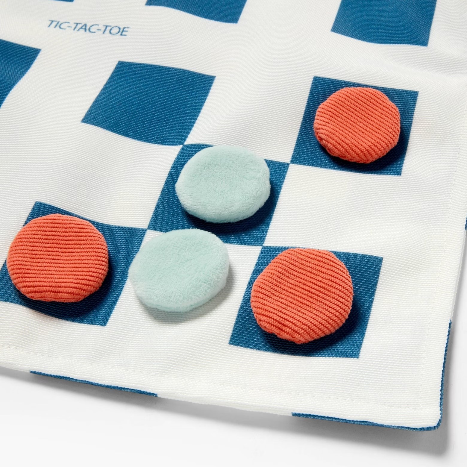 Checkerboard Kids Interactive Play Travel Game Checkers & Tic Tac Toe Pillowfort
