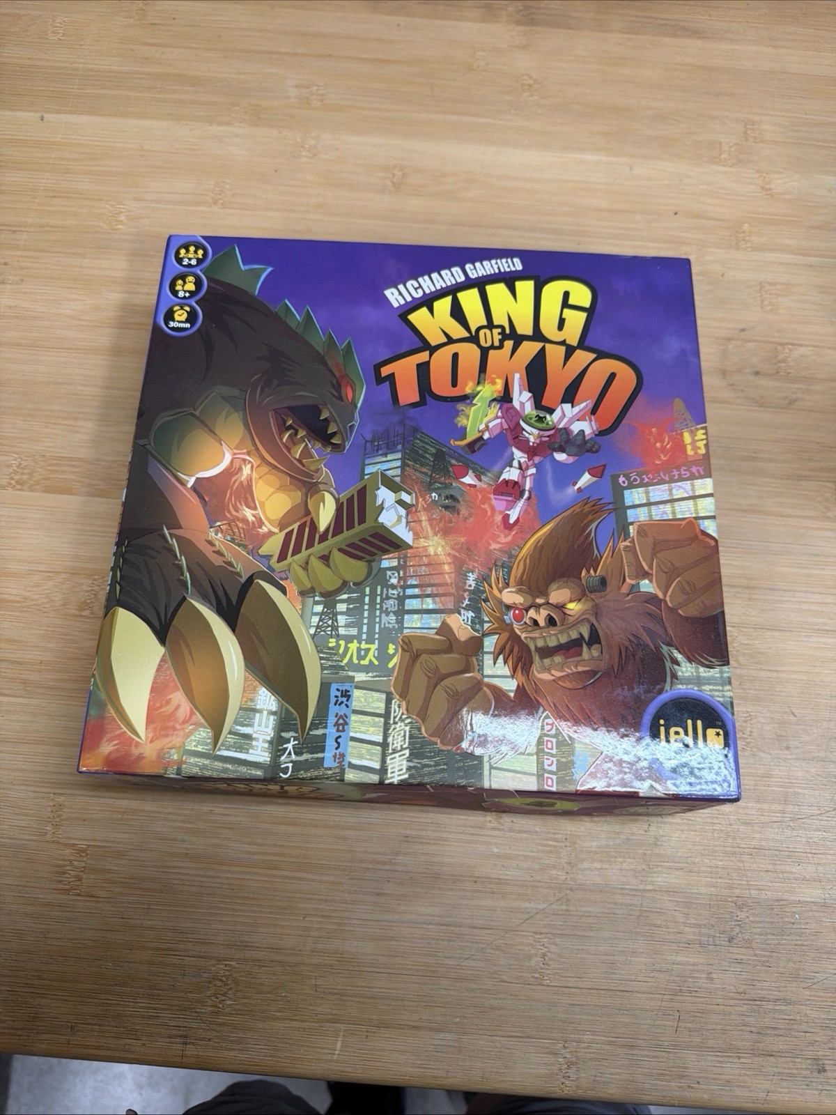 King of Tokyo Board Game IELLO Richard Garfield 2014 – Used All Pieces Included