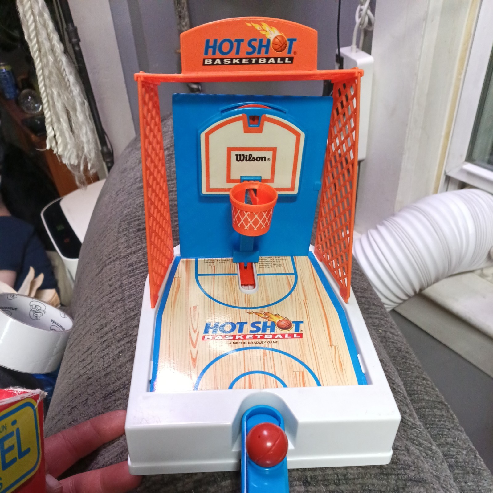 Vintage MB Hot Shot Basketball Travel Game Milton Bradley Complete Tested
