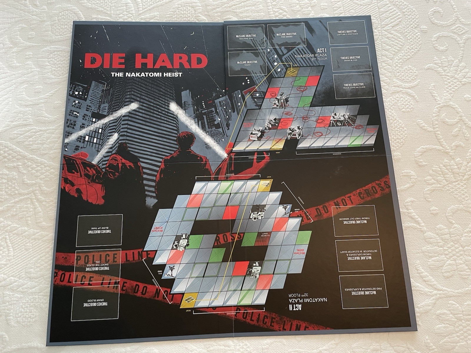 Die Hard Nakatomi Heist Strategy Board Game 2019 New Open Box