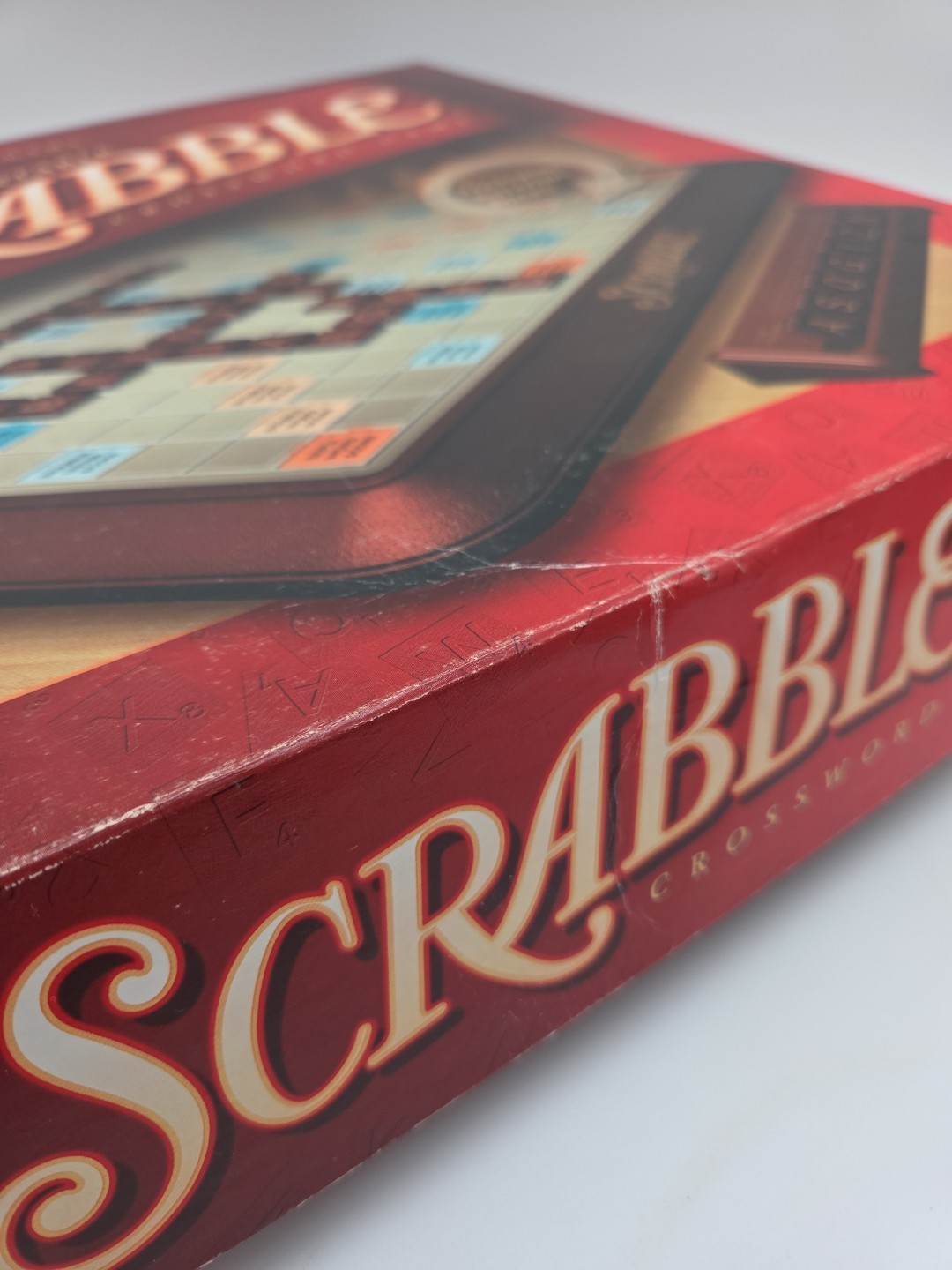 Milton Bradley 4034 Scrabble Deluxe Edition Board Game – Complete