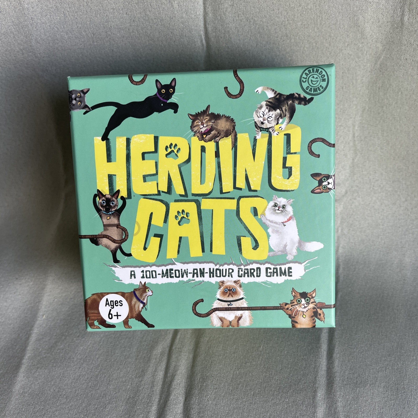 Herding Cats Card Game “100-Meow-an-Hour” Fast & Fun 20 Min to Play Ages 6+
