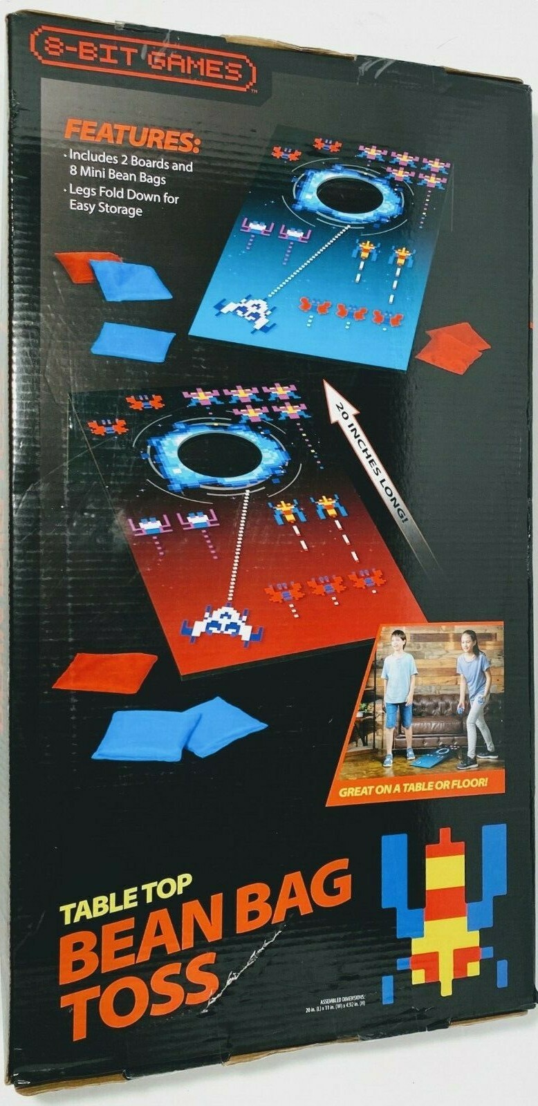 REC-TEK Table Tip Bean Bag Toss Set – For Kids 12 years old and up