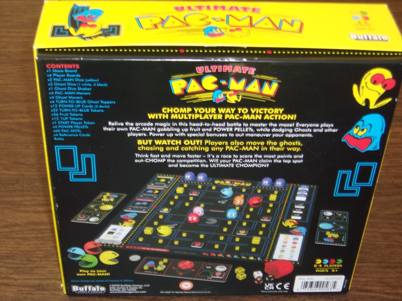 Ultimate PAC-MAN Board Game Retro Arcade Classic By Buffalo Games and Puzzles