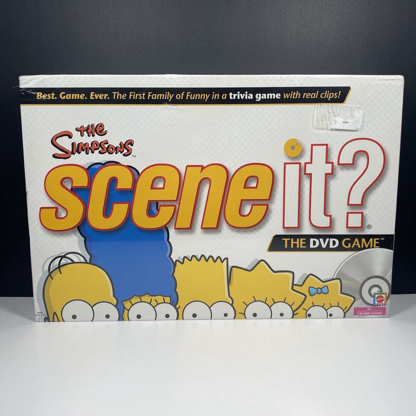 New Simpsons Scene It DVD Trivia Board Game Mattel NIB Sealed