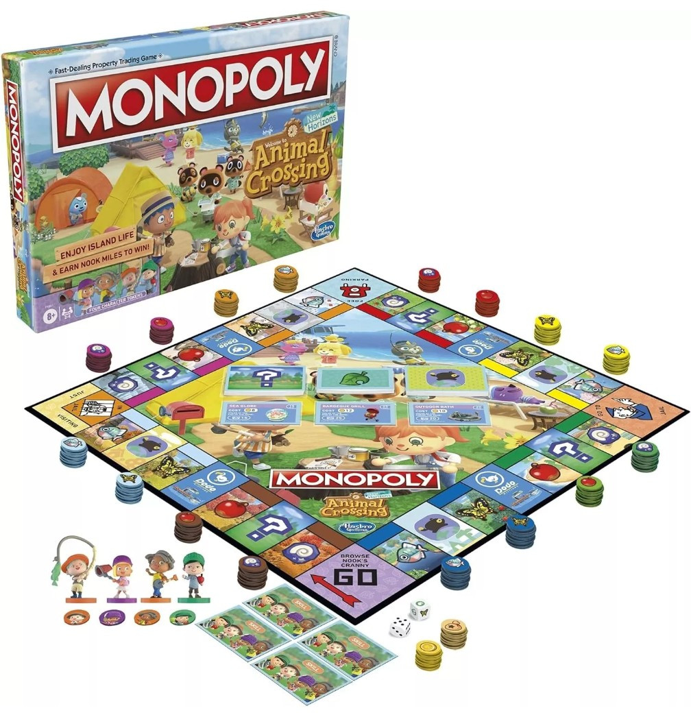 Hasbro Gaming Monopoly Animal Crossing: New Horizons Edition Board Game