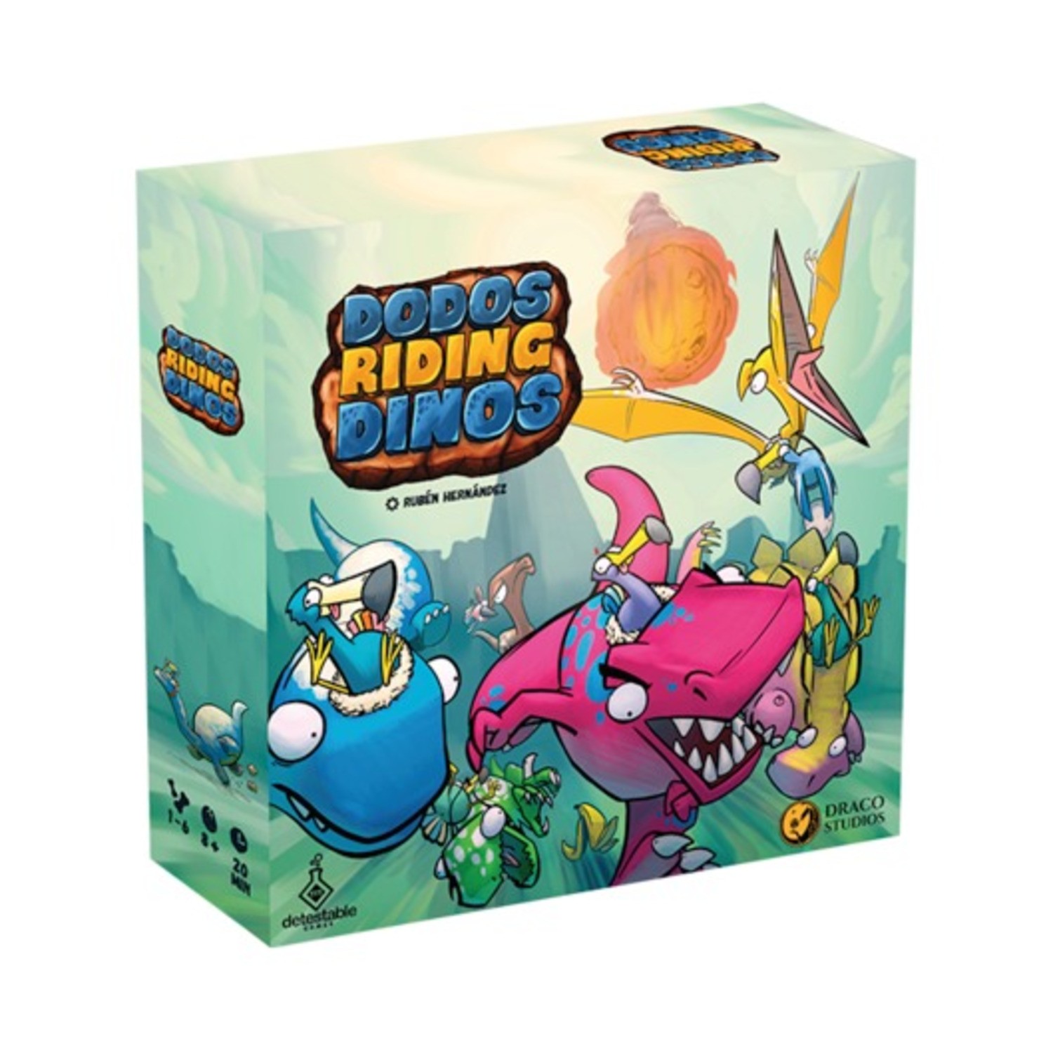 Detestable Dodos Riding Dinos (Kickstarter Ed, 2nd) Box SW (New)