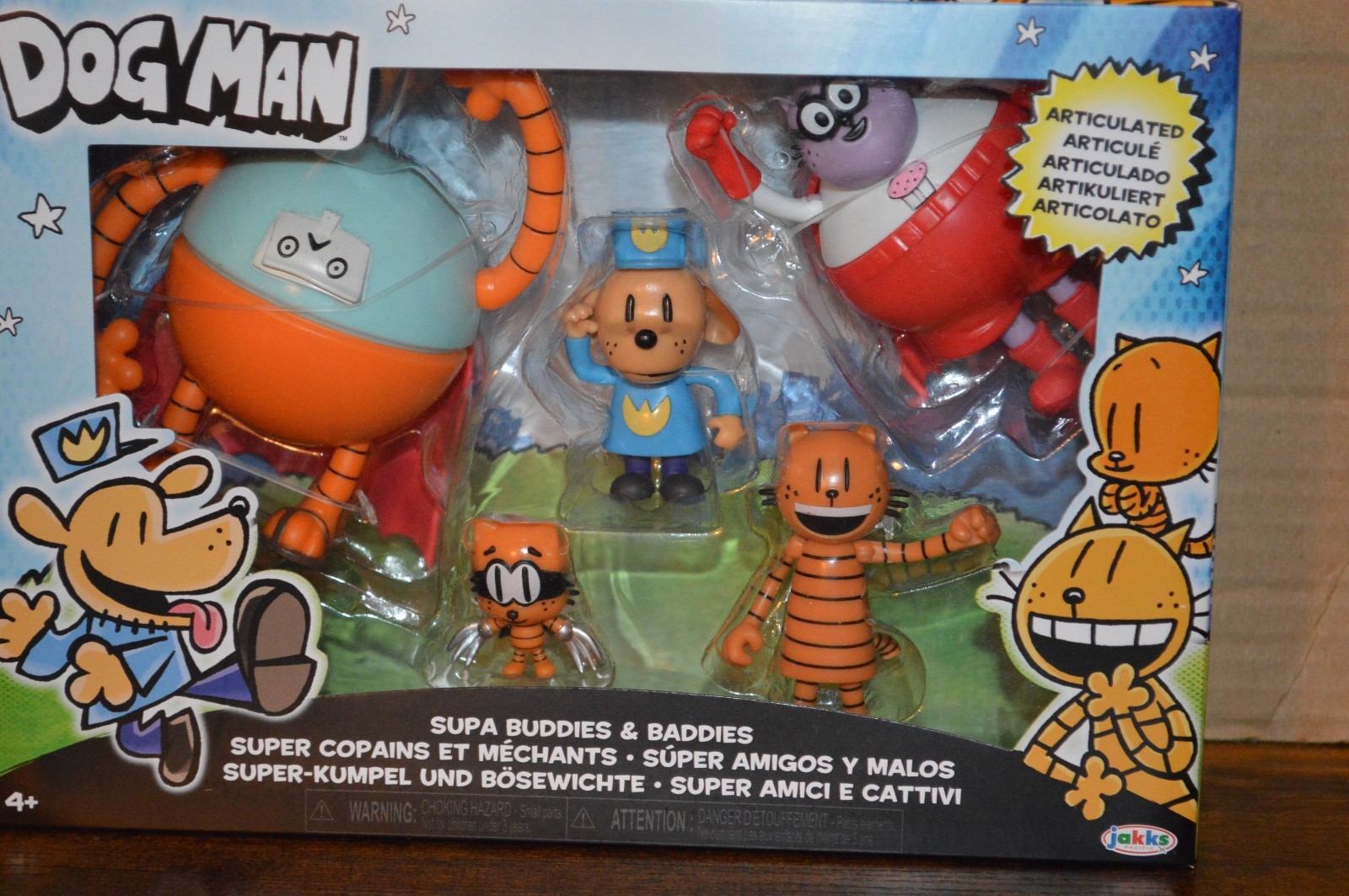 Dog Man 2.5 Scale Action Figures Multipack Wave 4 Jakks Inch Supa Buddies Part