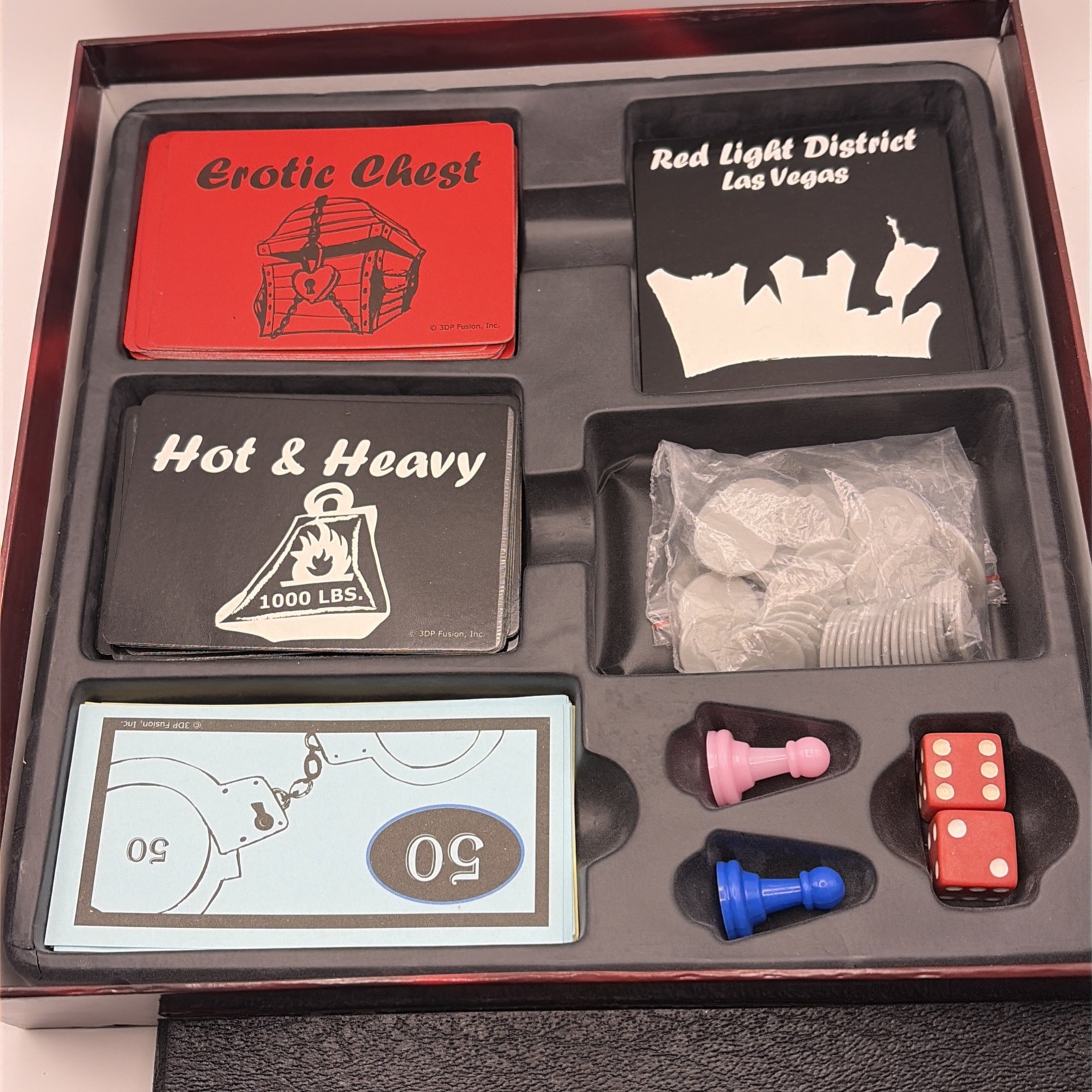 XXXopoly: Adult Board Game Ages – 18 & Up – 3DP Fusion Inc. – Complete