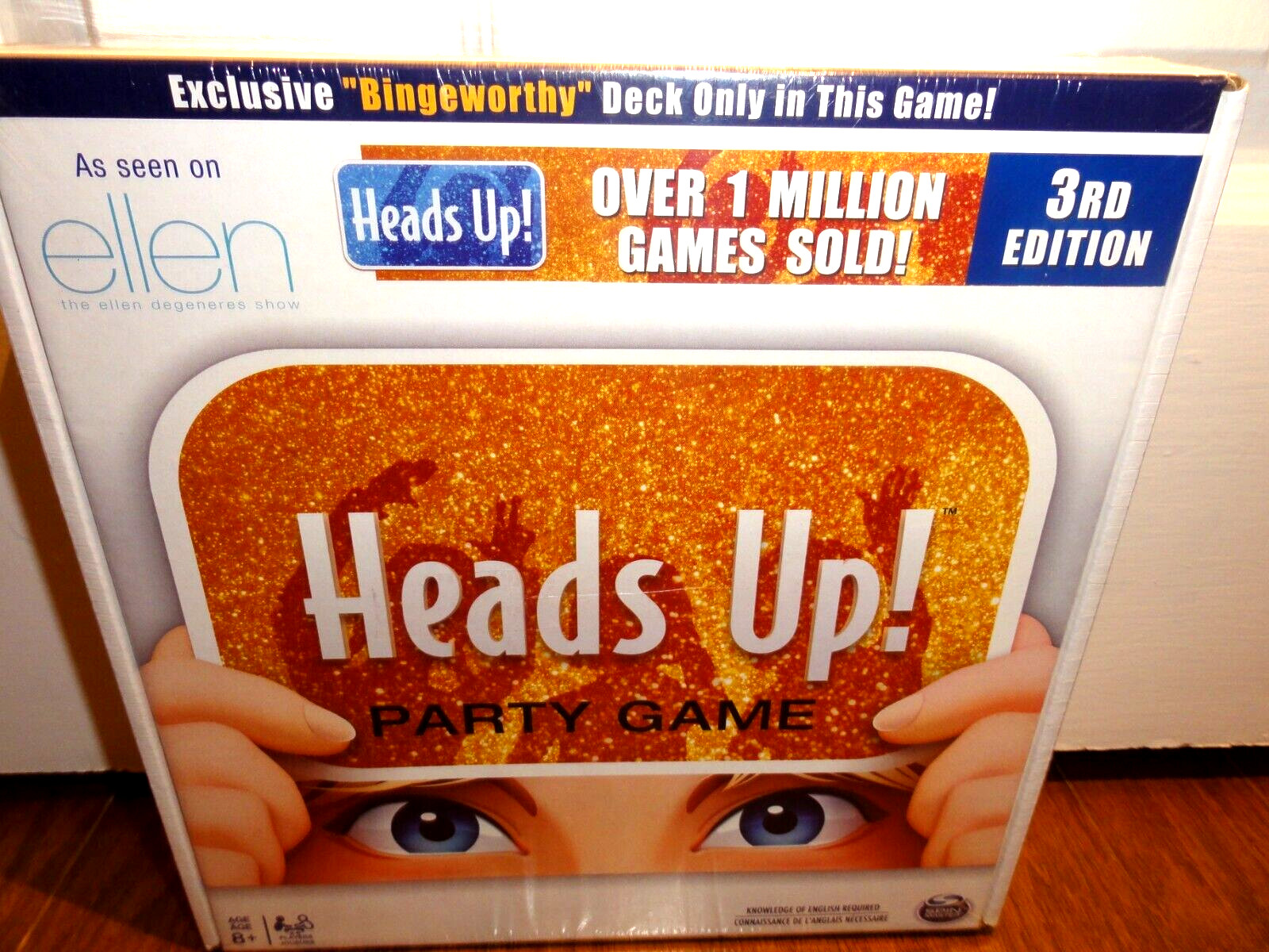 Heads Up Party Game – As seen on Ellen – 3rd Edition – New – Sealed