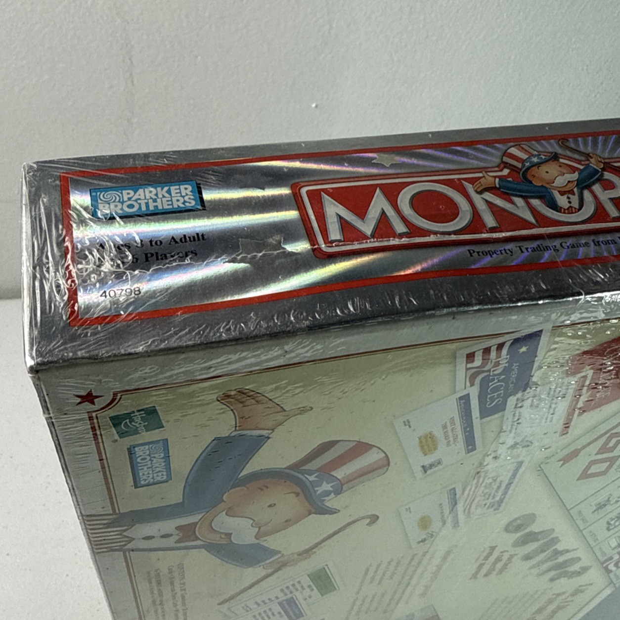 America Monopoly Special Edition 2002 Holographic Box New Sealed Board Game USA