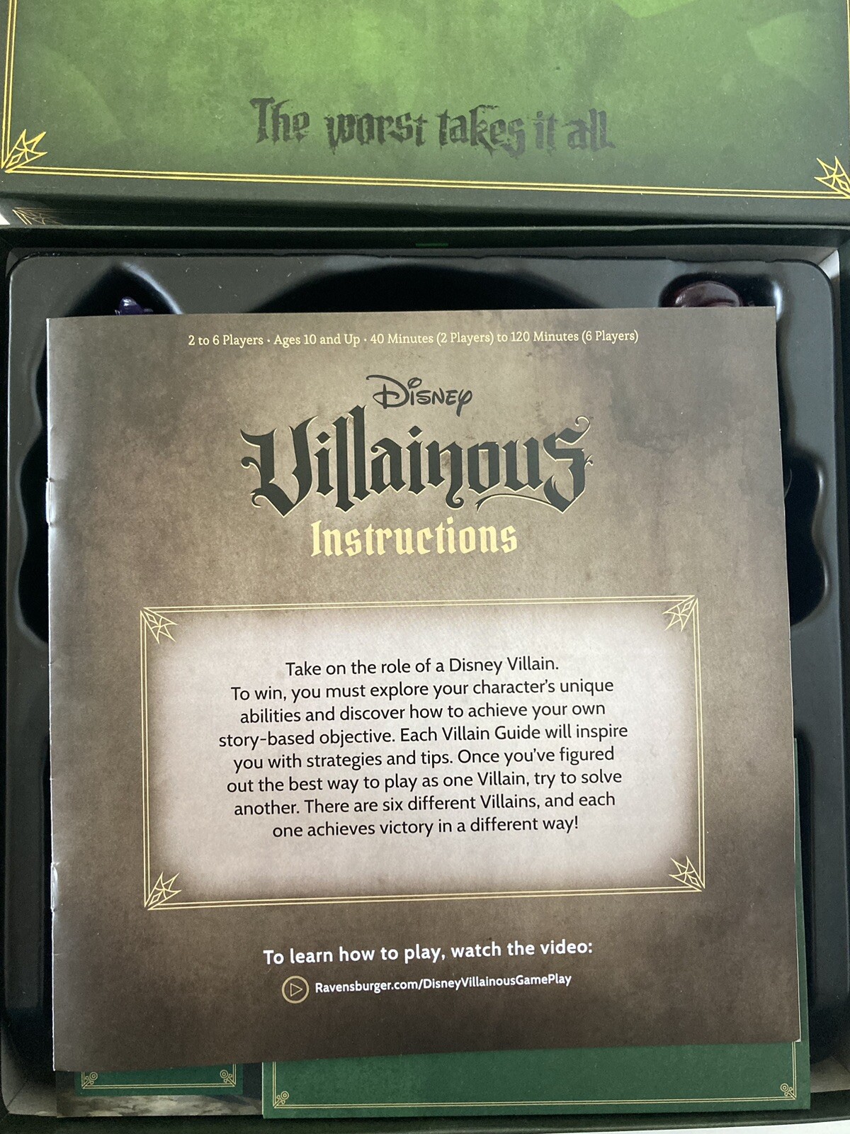 Villainous – The Worst Takes It All Disney Wonder Forge Strategy Board Game