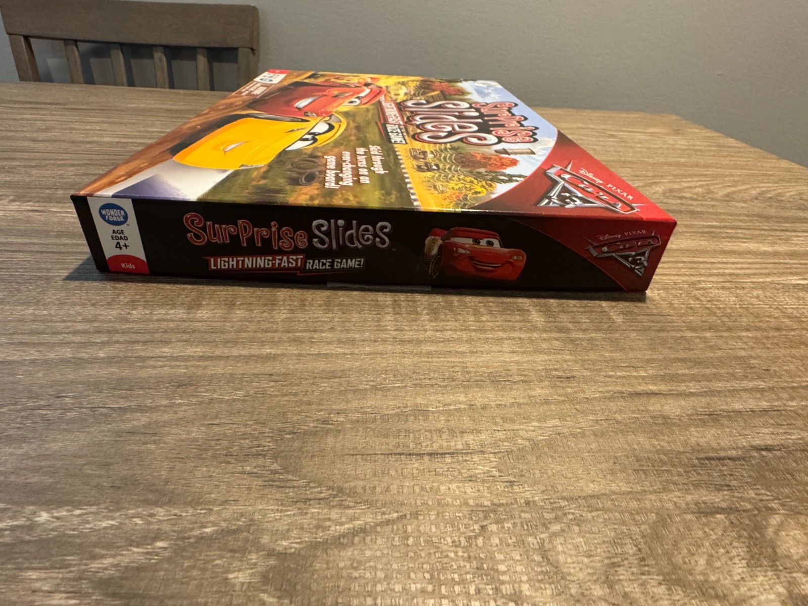 Disney Pixar Cars Surprise Slides Lightning-Fast Race Game Complete In Box
