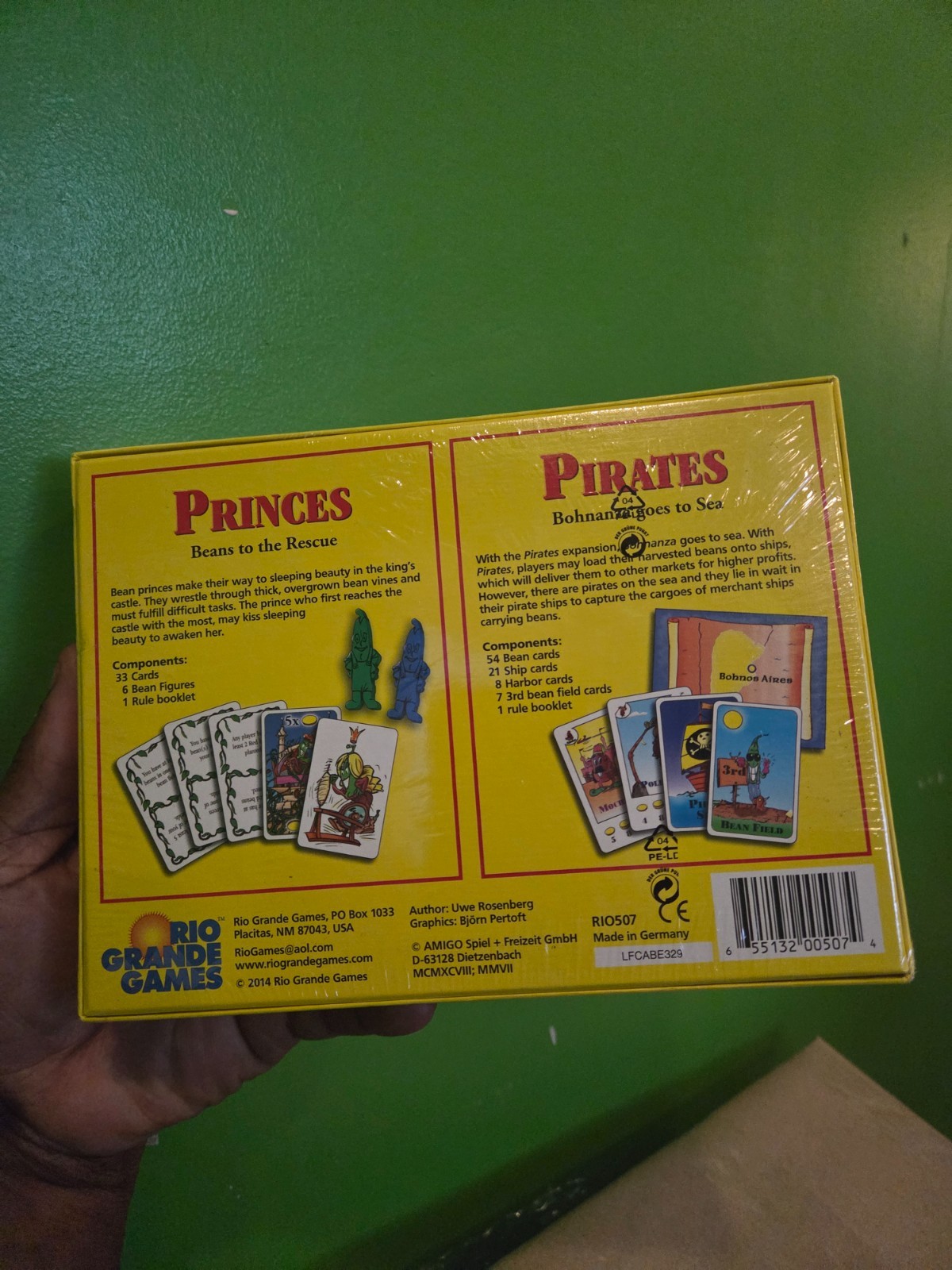 Bohnanza Card Game: Princes and Pirates Expansion Rio Grande Games