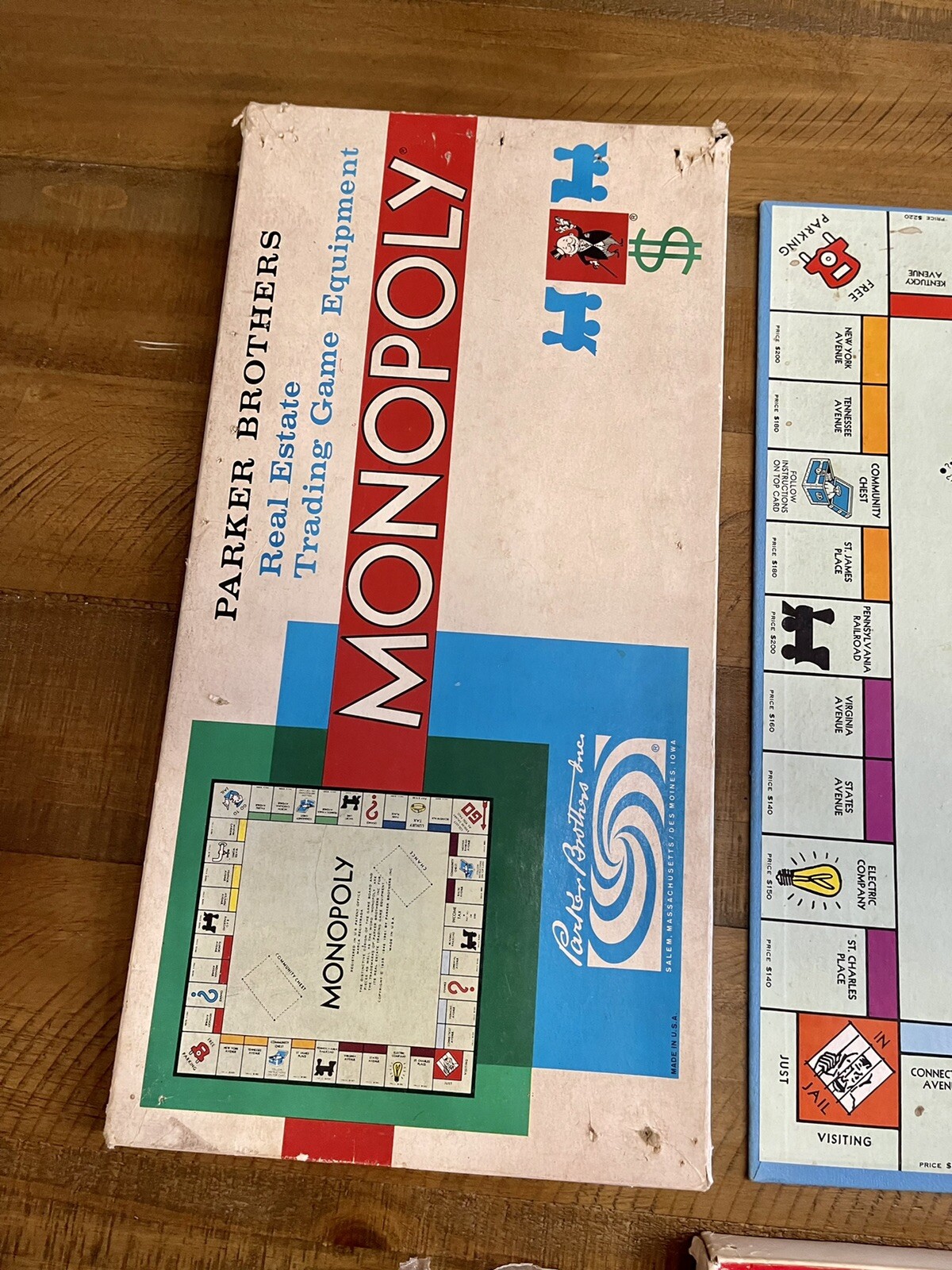 Trademark Vintage Monopoly Board Game 1961 – 60 Years Old! 🎲🎲