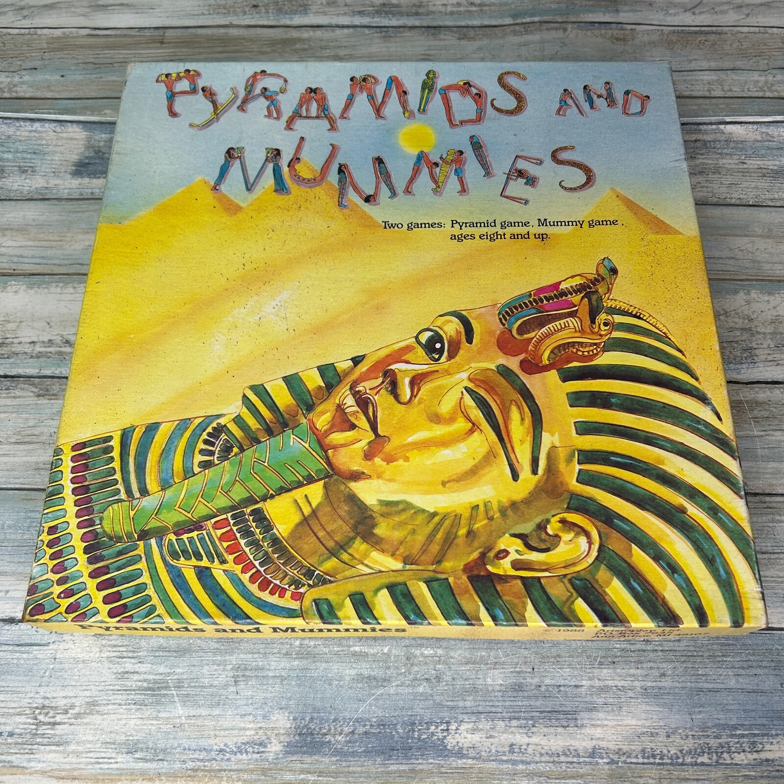 Aristoplay Boardgame Pyramids and Mummies Box Vintage 80s 1988 Retro