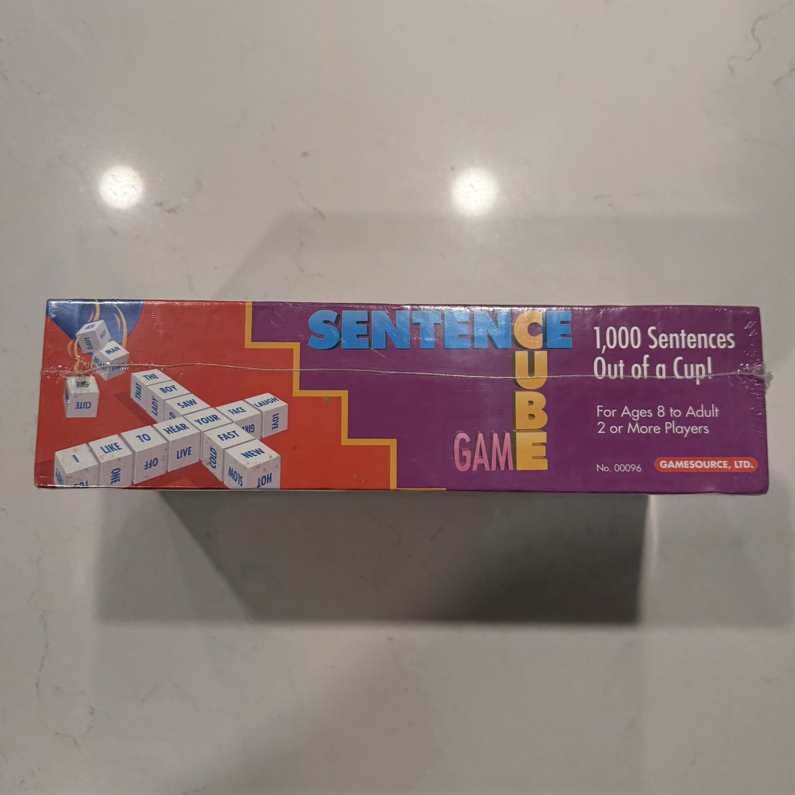VTG 1983 Scrabble Sentence Cube Game Gamesource New Sealed Vintage Board Word