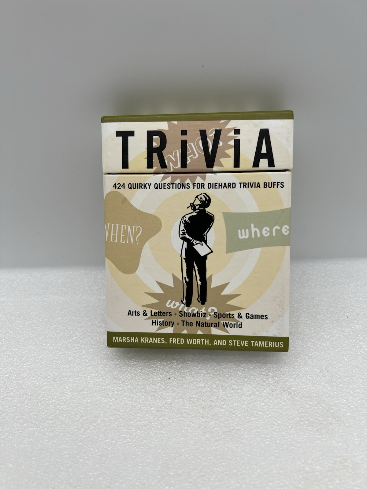 Trivia Game 424 Quirky Question For Die Hard Trivia Buffs Nerdy Cards EUC!
