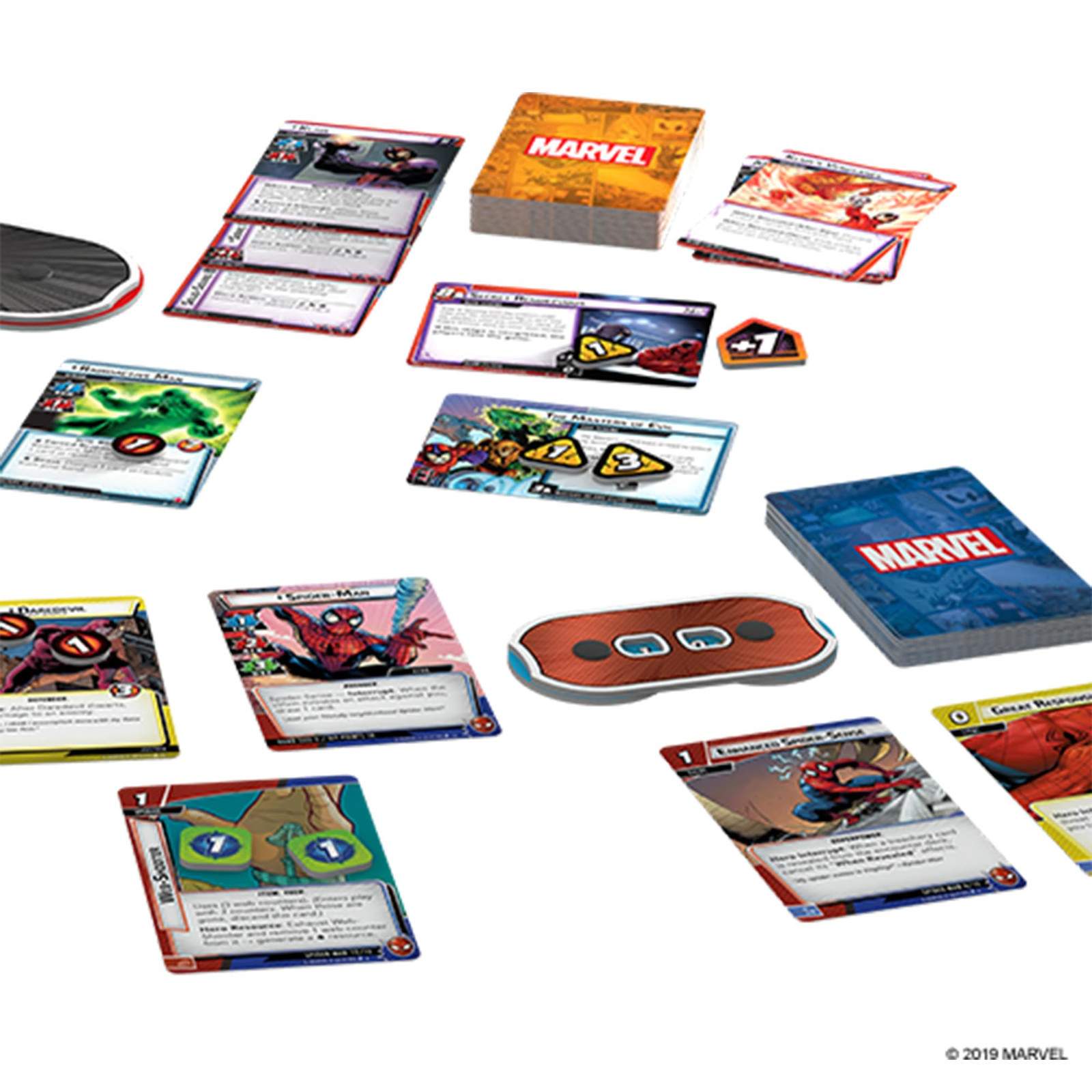 Marvel Champions Card Game Superhero Adventures Cooperative Deck Building Game