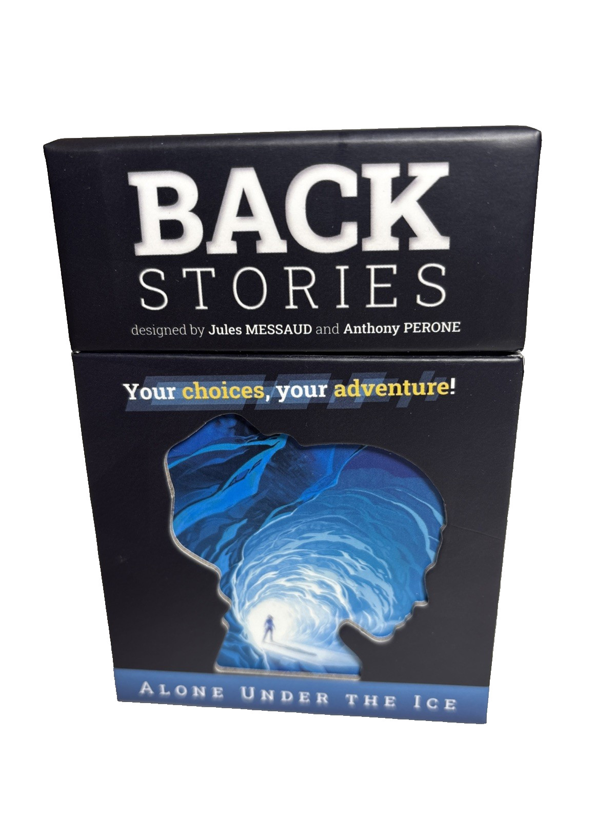 Back Stories Alone Under the Ice Adventure Game Lucky Duck Pre-Owned