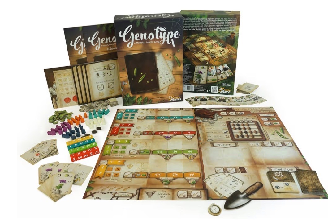 Genotype: Mensa Award Winning Genetics Board Game about Mendel’s Pea Plants