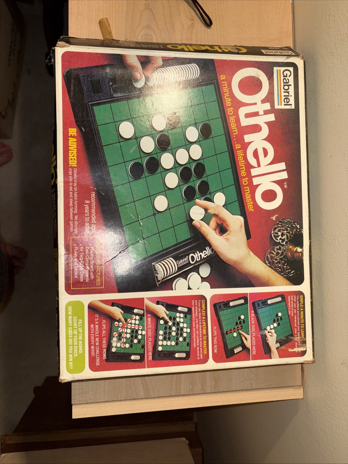 Vintage othello boardgame 1978 – No. 76390 complete – Does Have Box Damage