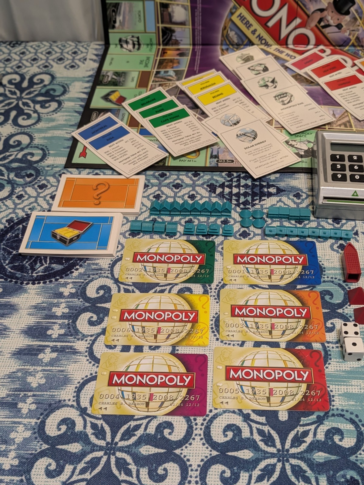 Monopoly World Here & Now: The World Edition COMPLETE Hasbro Electronic 2008