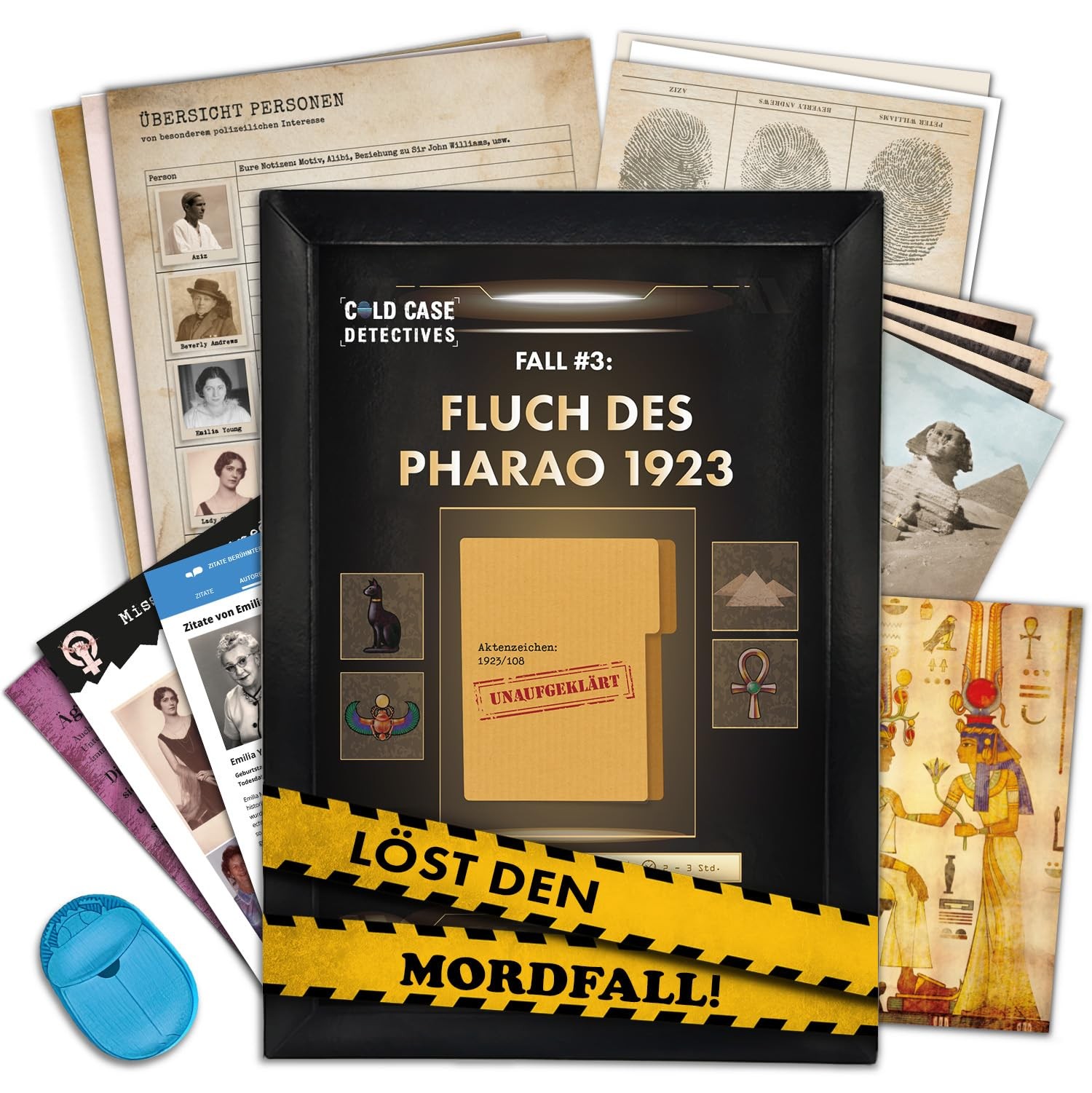 Cold Case Detectives ONE Escape Room Game for Home Curse of the Pharaoh 192…