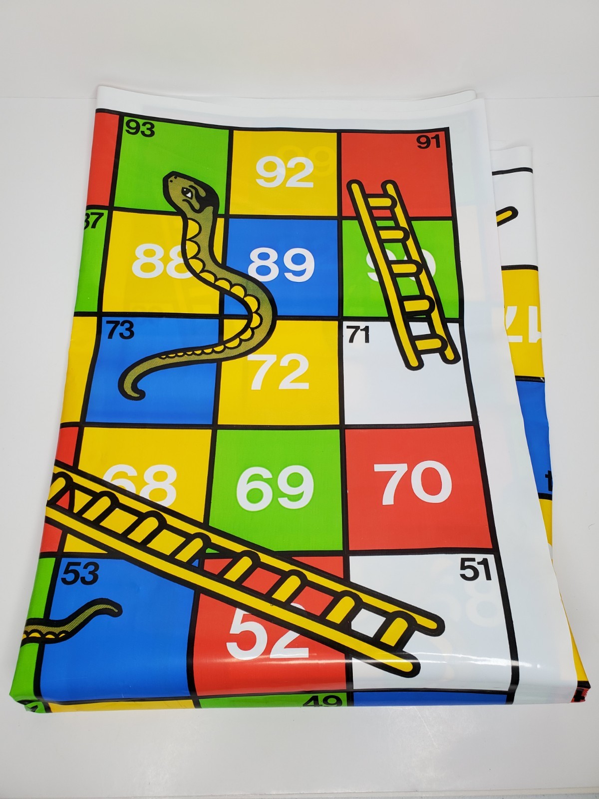 Spears Games Vintage Giant Snakes & Ladders 1984 Giant Floor Size Mat 3′ X 3′