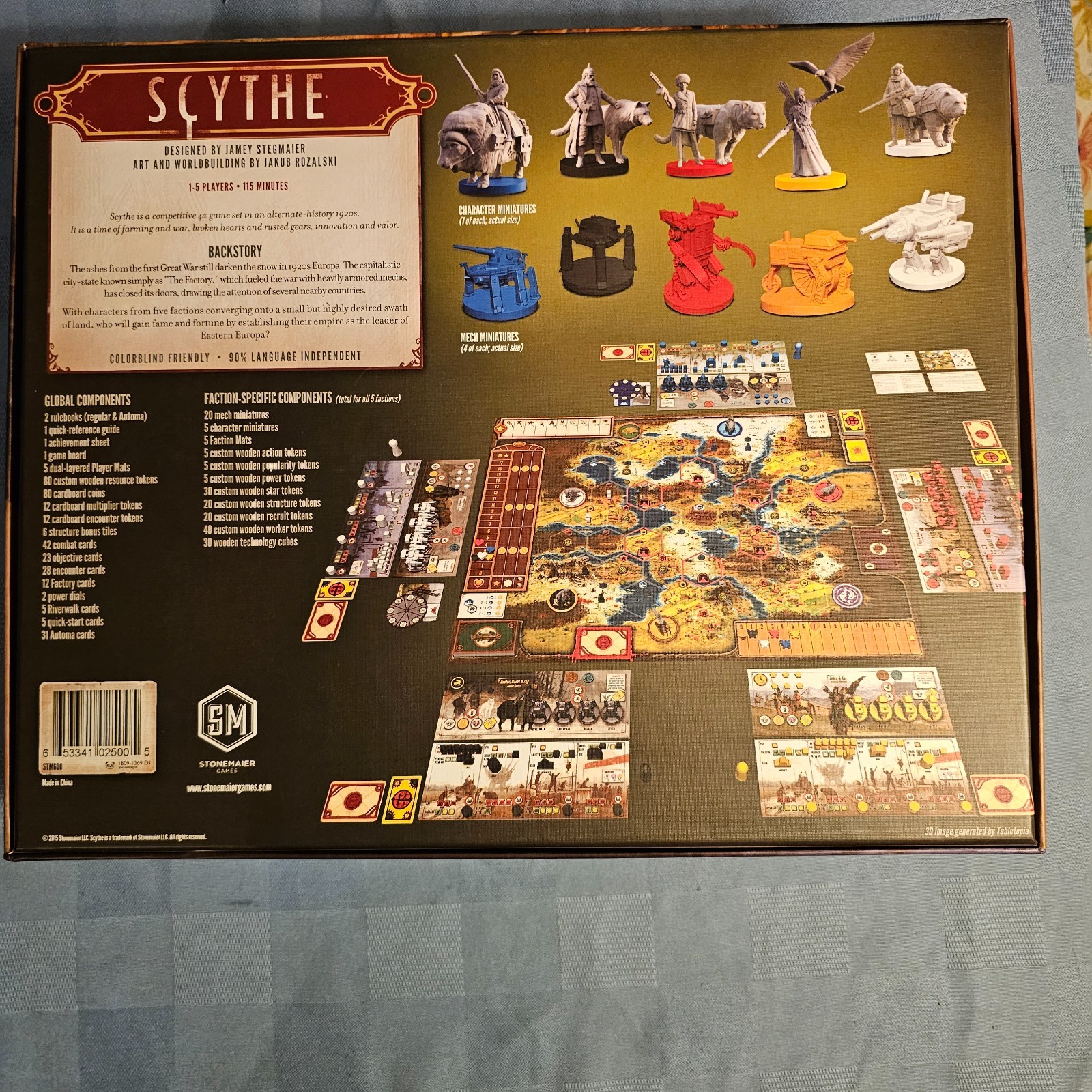 SCYTHE board game – EXCELLENT CONDITION-Complete