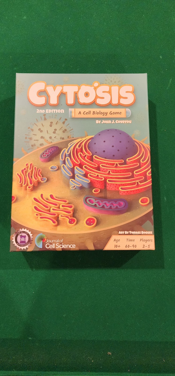 NEW OPENED BOX GENIUS GAMES CYTOSIS CELL BIOLOGY GAME COVEYOU
