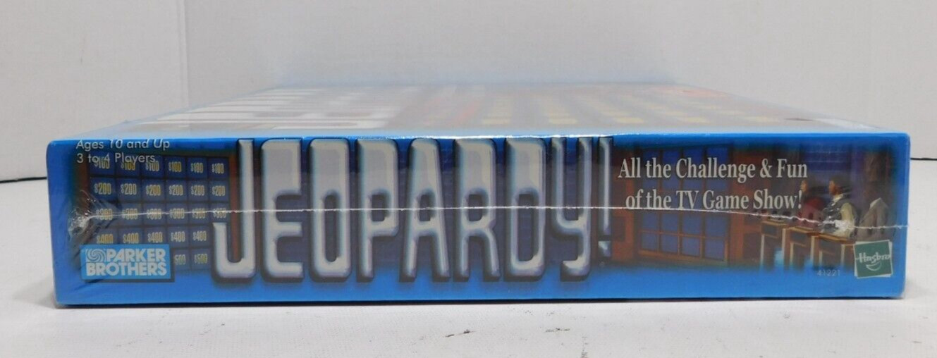 Vintage Jeopardy Board Game Trivia Parker Brothers Hasbro 1999 NEW Sealed