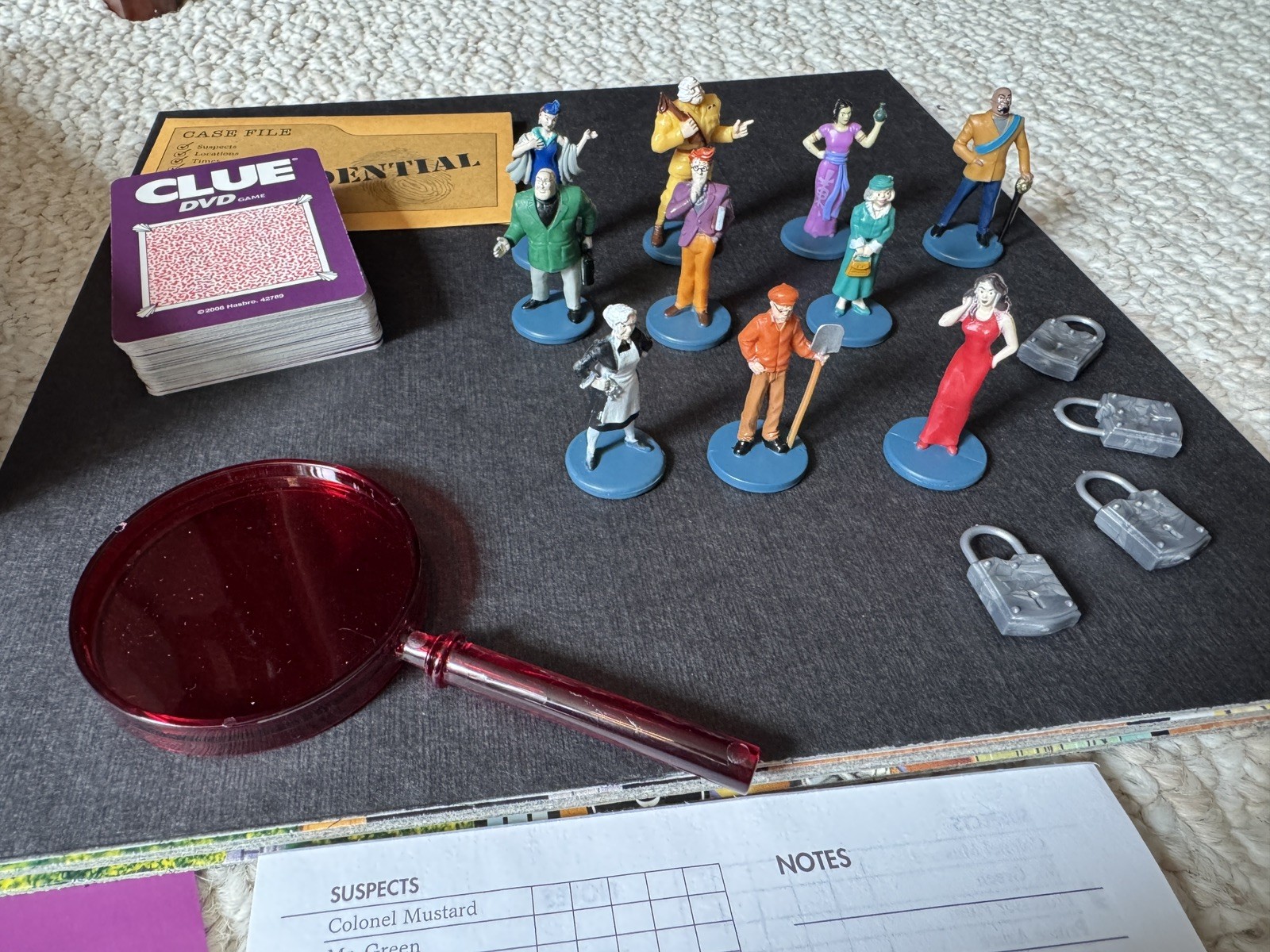 Clue DVD Game by Parker Brothers – 2006 Edition OPEN BOX – Complete!