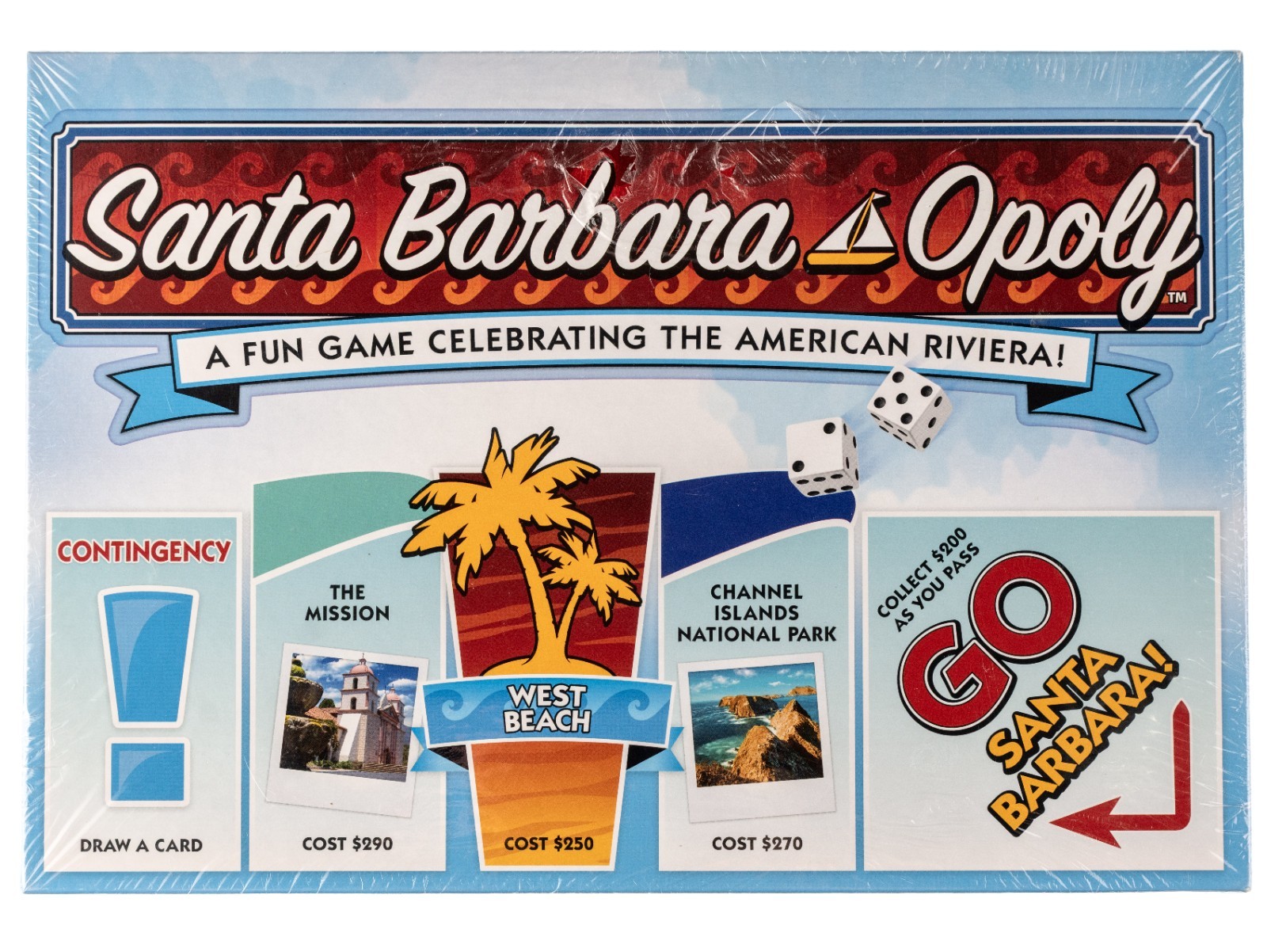 Santa Barbara-Opoly Late for the Sky 730799004162 New Sealed