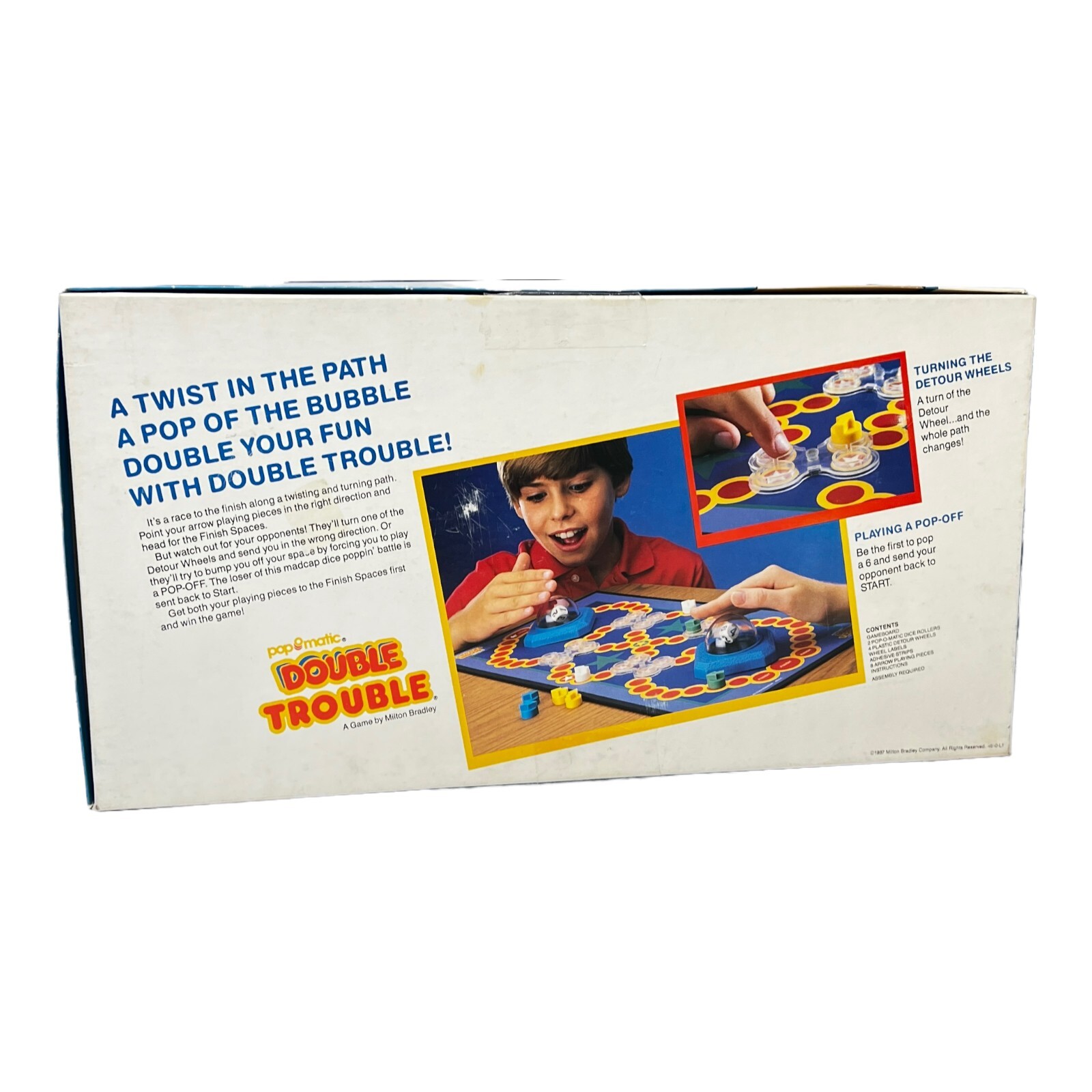 Double Trouble Pop-O-Matic by Milton Bradley 1987 for Ages 5 and Up