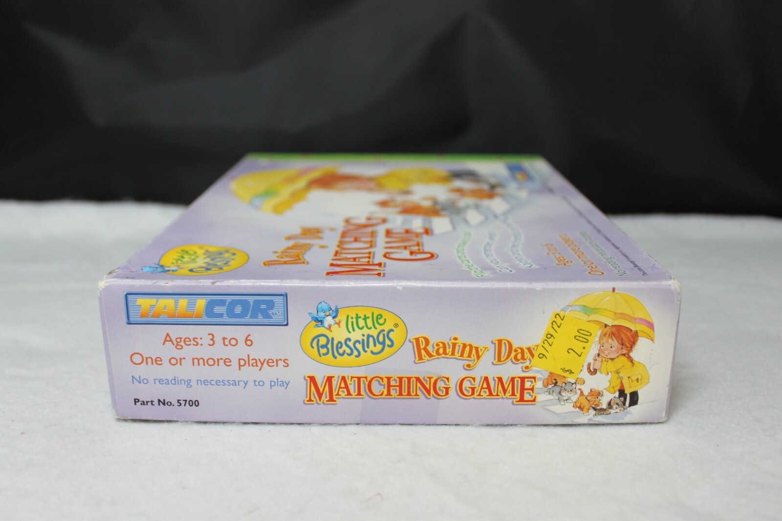 Vintage 2003 Talicor Little Blessings Rainy Day Matching Game 100% Complete