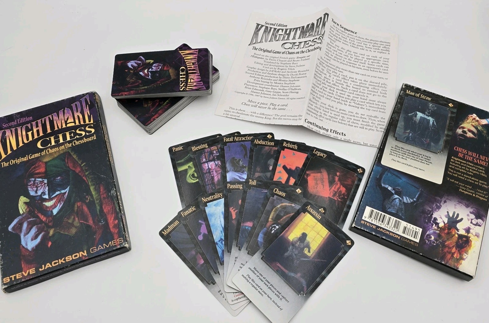 Knightmare Chess Second Edition Steve Jackson Games Complete