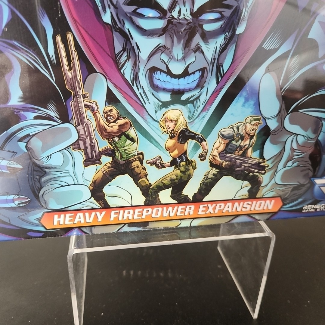 G.I. JOE Mission Critical Heavy Firepower Expansion Board Game Minis Renegade